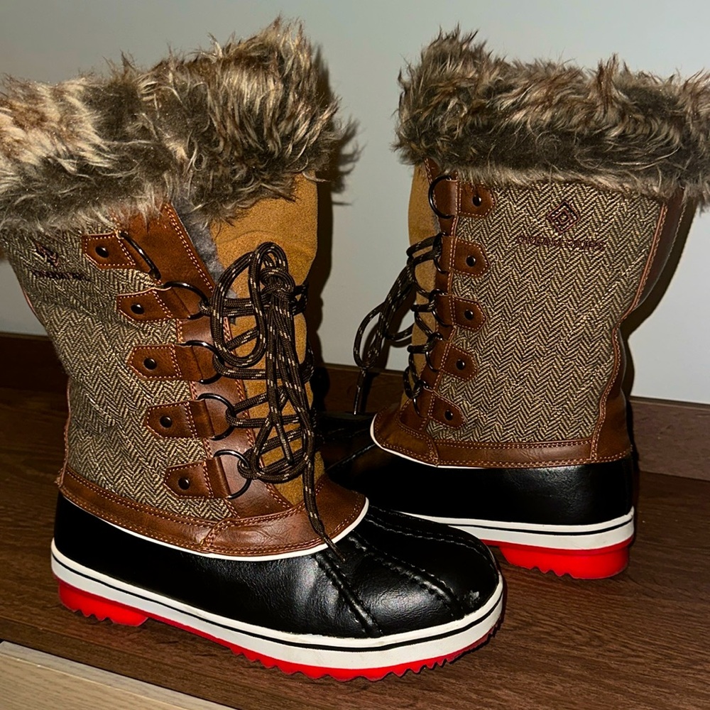 Dream Pairs Red Bottom Boots Twin Peaks